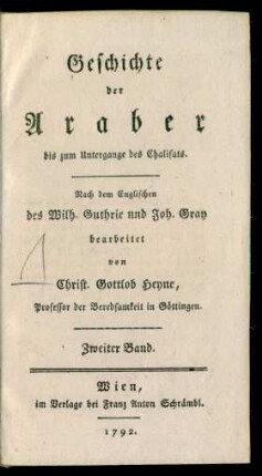 Bd. 20 = [19], Bd. 2: Allgemeine Weltgeschichte