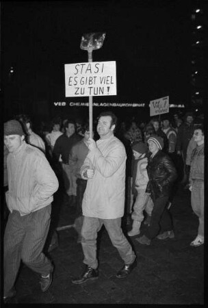 Montagsdemonstration auf dem Ring, Leipzig