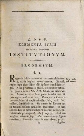Elementa iuris civilis secundum ordinem institutionum