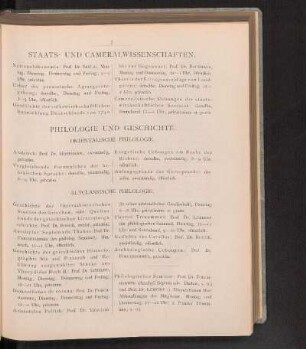 Philologie und Geschichte.