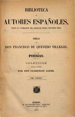 Obras de Don Francisco Quevedo Villegas, 3