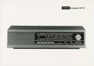 Grundig Musikgerät "RF 117" von Gerhard Dietrich und H. Werner