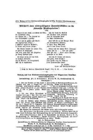 Bittschrift eines niedergeschlagenen Trauerspieldichters an die Körnersche Baschdeputation : 1786