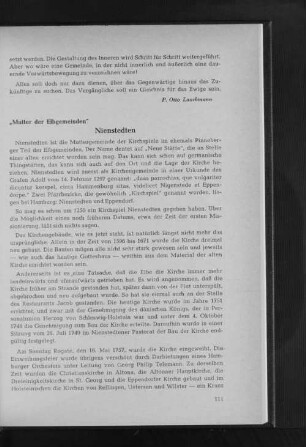 Nienstedten : "Mutter der Elbgemeinden"