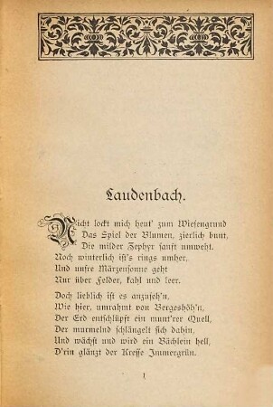 Denken und Dichten
