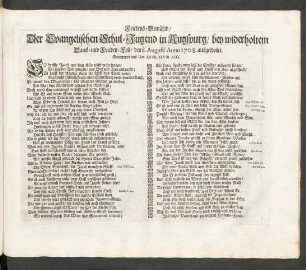 Friedens-Gemähld ... Anno 1708. ausgetheilet ...