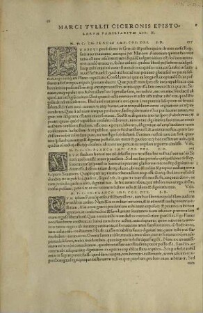 Marci Tvllii Ciceronis Epistolarvm Familiarivm Lib. X.
