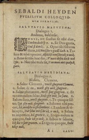 Dialogus I. - Dialogus XXVII.
