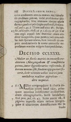 Decisio CCLXXXI. - Decisio CCXC.