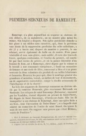 440-451, Les Premiers Seigneurs de Ramerupt