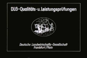 Schulungsmaterial/Lehrmittel: Filmband "DLG-Qualitäts- und Leistungsprüfungen"