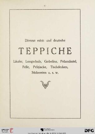 Diverse echte und deutsche Teppiche, Läufer, Longschals, Gobelins, Pelzmäntel, Felle, Pelzjacke, Tischdecken, Stickereien u.s.w.