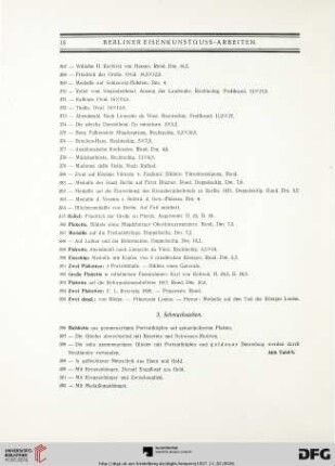 3. Schmucksachen (Nr. 396-419)