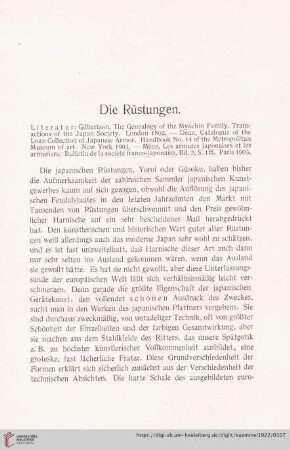 Die Rüstungen