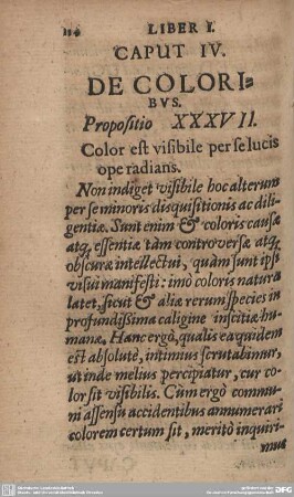 Caput IV. De Coloribus.