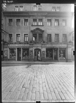 Meißen-Altstadt, Fleischergasse 6. Wohnhaus mit Laden (18. Jh.). Straßenfront