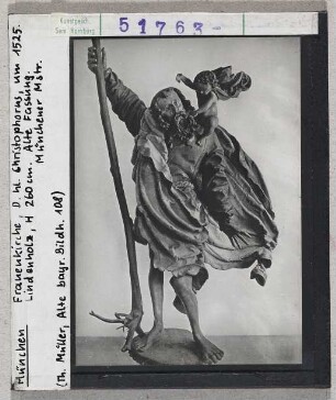 München: Frauenkirche, Heiliger Christophorus. Münchener Meister