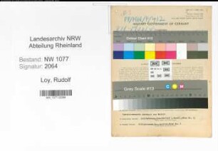 Entnazifizierung Rudolf Loy , geb. 26.10.1896 (Polizist)