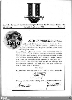 Zum Jahreswechsel