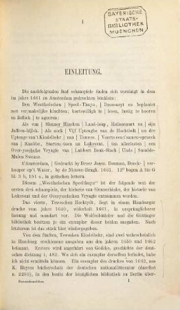 Niederdeutsche Bauernkomödien des 17. Jahrhunderts