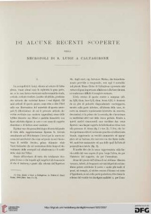 28: Di alcune recenti scoperte nella necropoli di S. Luigi a Caltagirone