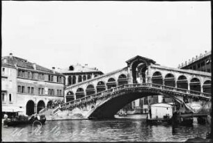 Venedig. Canal Grande. Ponte di Rialto (Ansicht von Südwesten)