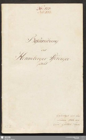 Beschreibung des Henneberger Pferdegoepels