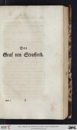 Der Graf von Strafford