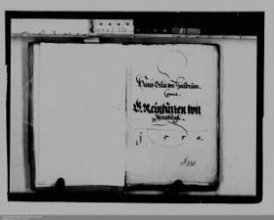 Hans Ortlin aus Heilbronn ./. Graf Reinhard von Isenburg-Büdingen: Geldforderungen