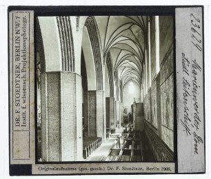 Marienwerder, Dom : Innenansicht, S-Seitenschiff, Blick nach O