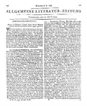 Valli, Eusebio: Saggio sopra diverse Malattie croniche. Pavia: Galeazzi 1792