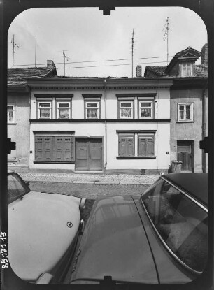Erfurt-Altstadt, Glockengasse 12. Wohnhaus. Straßenfront