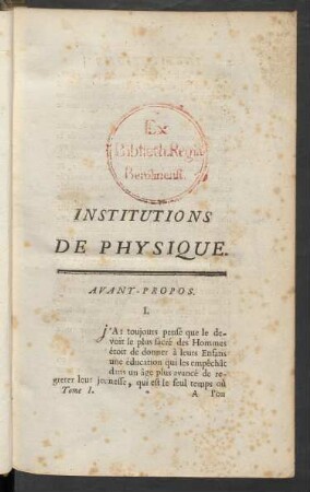 Institutions De Physique