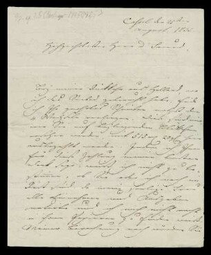 Brief von Louis Spohr an Tobias Haslinger
