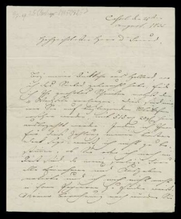 Brief von Louis Spohr an Tobias Haslinger