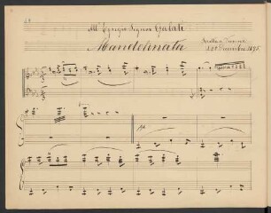 Mandolinata; pf; KinBu 33