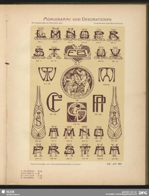 Adels-Monogramme mit Kronen, Dekorationen [Allgemein, Löffel, Schilder], Knöpfe