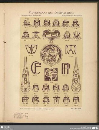 Adels-Monogramme mit Kronen, Dekorationen [Allgemein, Löffel, Schilder], Knöpfe