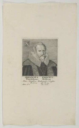 Bildnis des Johannes Ericivs