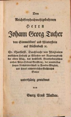 Beyträge zur Geschichte der Stadt Nürnberg, 1. 1786 = H. 1 - 8