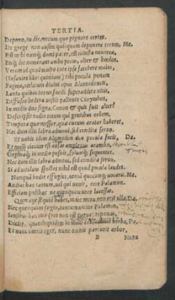 [Ende von: Ecloga Tertia, Palaemon.]