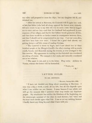 A. D. 1820. [unvollst.]
