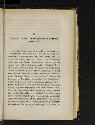 10. Leuchtthurm. Kirche. Wieben Peter und die Ditmarschen. Landeshoheit.