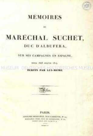 Die Erinnerungen des Maréchal Suchet