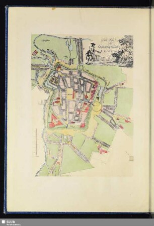 Grund Riss der Churfürstl. Sächs. Handelsstadt Leipzig 1799