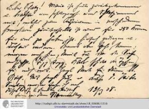 Postkarte vom 12.03.1908