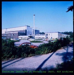 Wiederaufbereitungsanlage Karlsruhe (WAK), von Nordosten