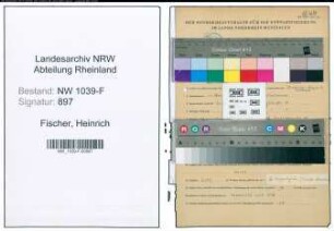 Entnazifizierung Heinrich Fischer , geb. 11.03.1910 (Lehrer)