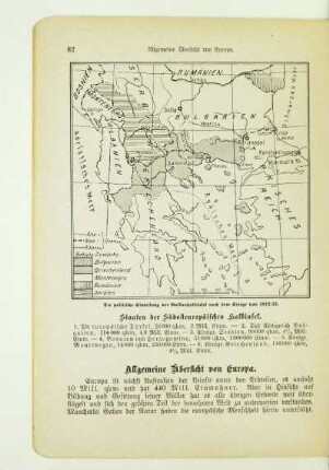 Allgemeine Übersicht von Europa