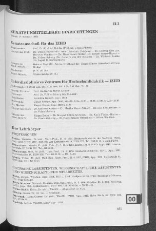 Interdisziplinäres Zentrum für Hochschuldidaktik - IZHD